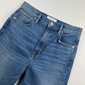 SLVR LAKE Women's Jeans Blue Wash Premium Denim Straight Leg Size 28